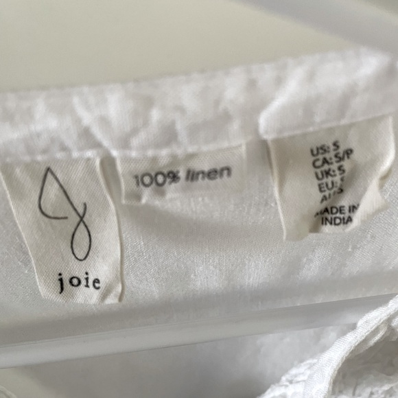 Nice, white, linen blouse - Picture 4 of 10